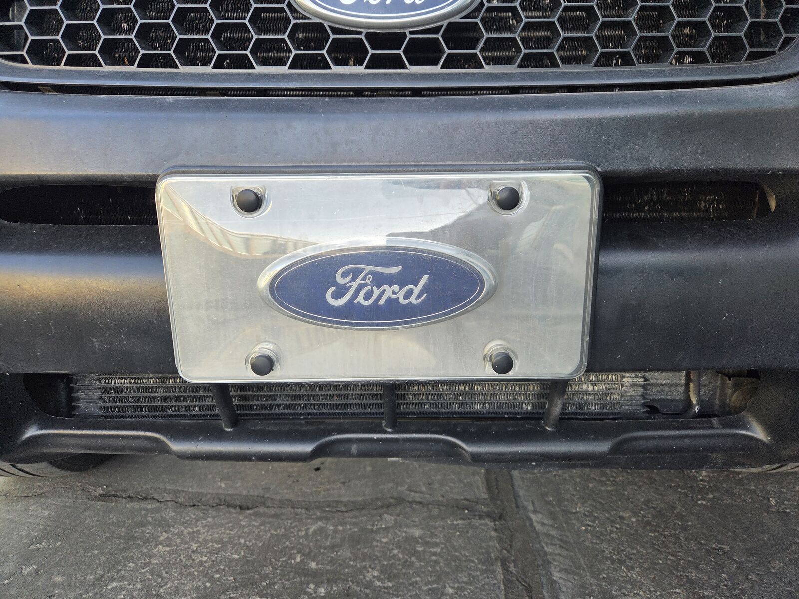 Ford license plate frame and plastic cover