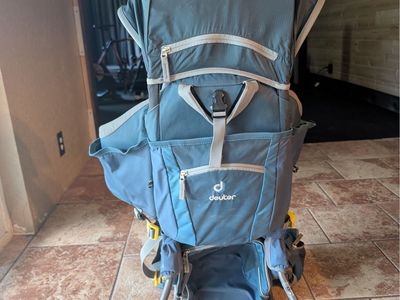 Deuter Kid Comfort Child Carrier Backpack with Sunshade