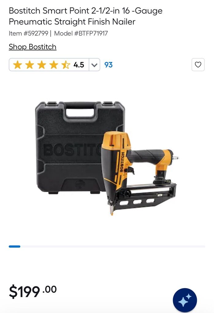 16 Gauge Finish Nailer Kit
