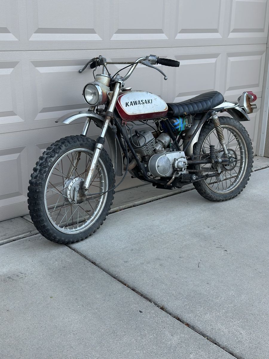 1968 Kawasaki C2TR 120 Road Runner vintage motorcycle dirtbike