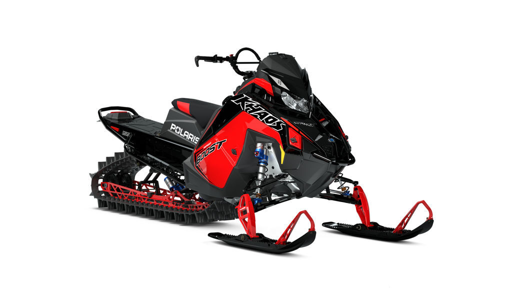 2026 Polaris® Patriot Boost RMK Khaos 165 Indy Red / Gloss Black