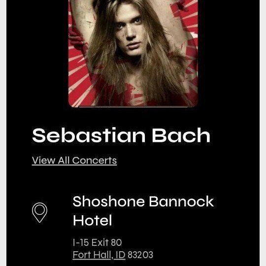 Sebastian Bach concert tickets