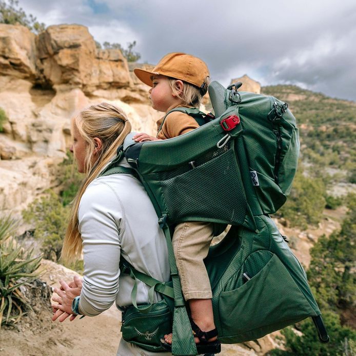 Osprey Poco AG Plus Child Carrier w/ Rain Cover & Travel Bag