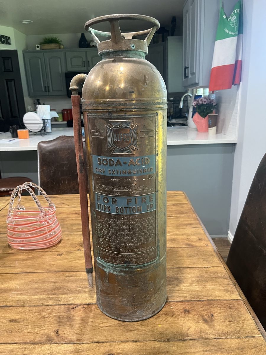 Vintage fire extinguisher