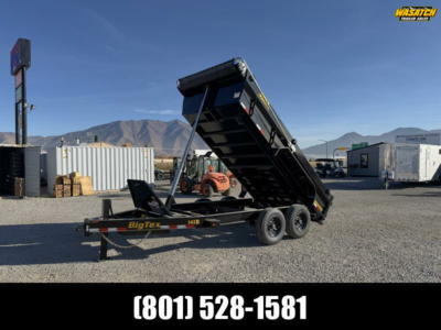Big Tex Trailers 7x14 14TD Heavy Duty Telescopic Dump Trailer