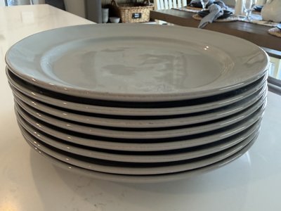 Cambria Pottery Barn Plates - 9.5" diam, 1.25" th