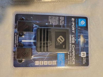 (2) Ez Collection 2-port USB Charger- $15 for both