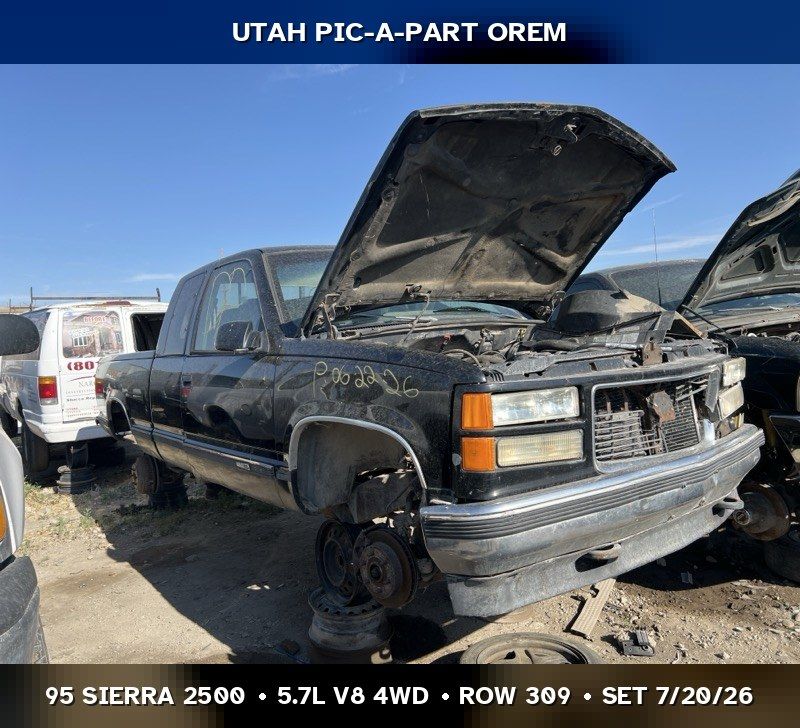 1995 GMC Sierra 2500 Parts - UTPAP Orem
