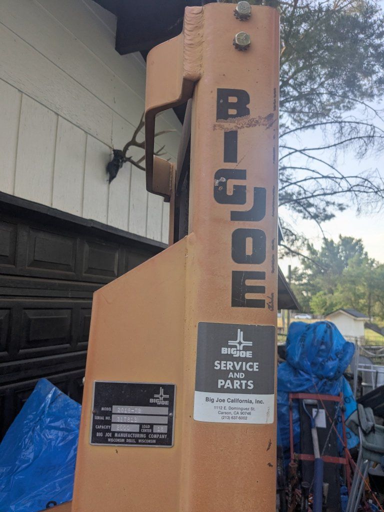 Big Joe Electric Forklift Walkie Stacker 2010-70