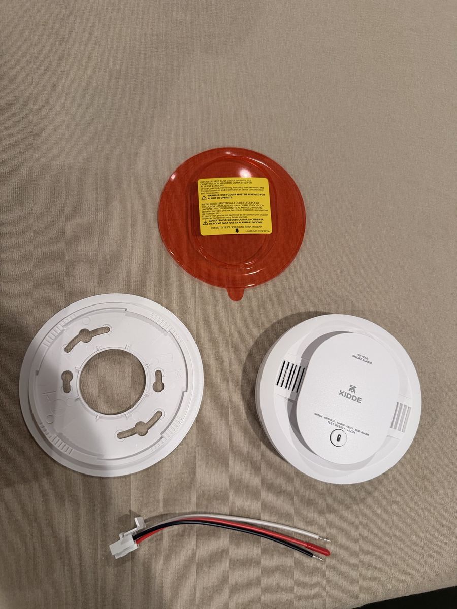 Kidde Hardwired Smoke Detector - 10 year