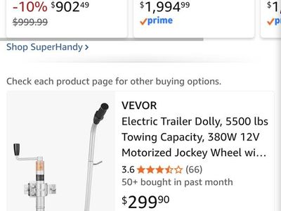 Vevor Electric Trailer Dolly