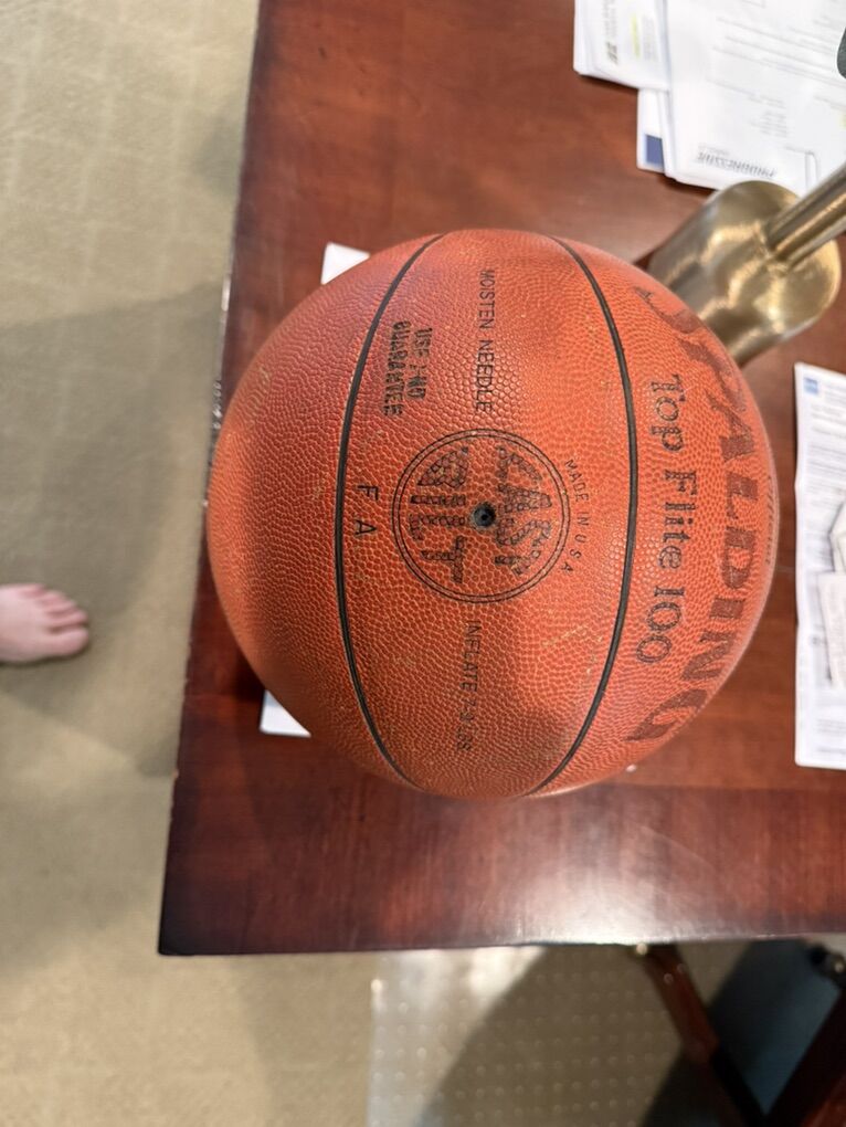 Genuine Leather Spaulding Basketball