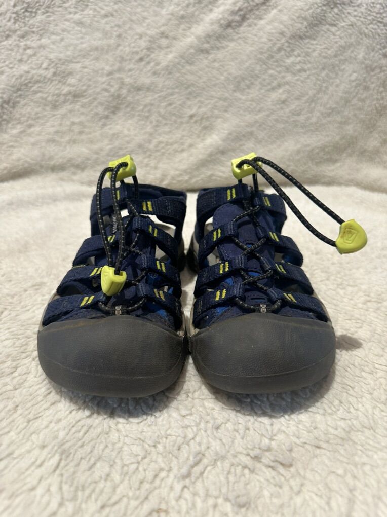 Keen Toddler 11 Navy/Lime Washable, Hiking Sandals