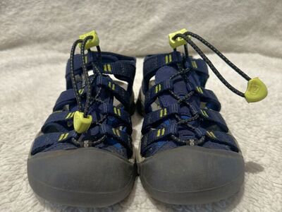 Keen Toddler 11 Navy/Lime Washable, Hiking Sandals