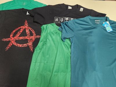 Men’s Small Shirt Bundle – Athletic & Graphic Tees