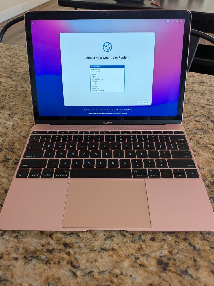 Apple MacBook 12-inch Rose Gold Retina Display (Early 2016) - Model A1534