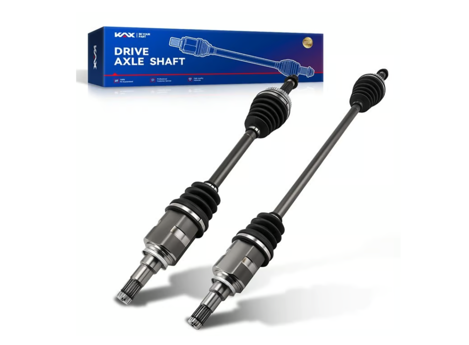 KAX Front CV Axle Pair 66-5224 66-5228 Toyota Corolla Matrix Pontiac Vibe 1.8L