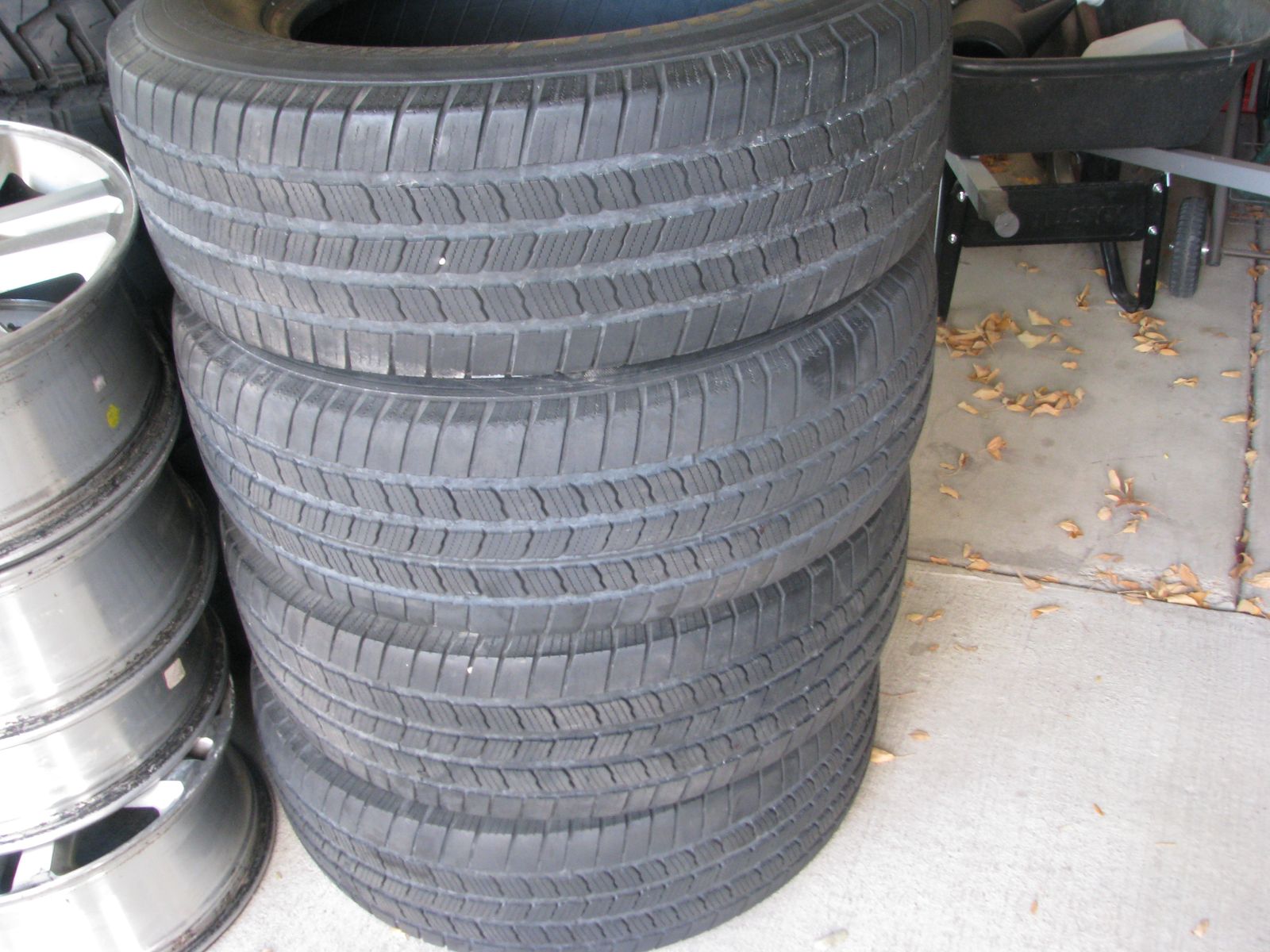 Michelin Devender all season and WildTraxx Mud/Snow