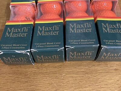 4 3 Pack Boxes Dunlap Maxfli Master Golf Balls