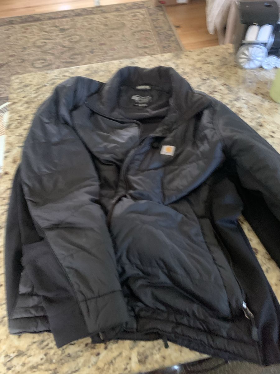 Black carhartt jacket/coat women’s size xl relaxed fit