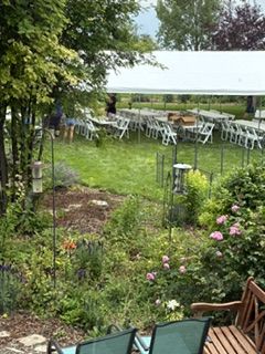 Two 20X40 ft Heavy Duty White Event Tents for sale