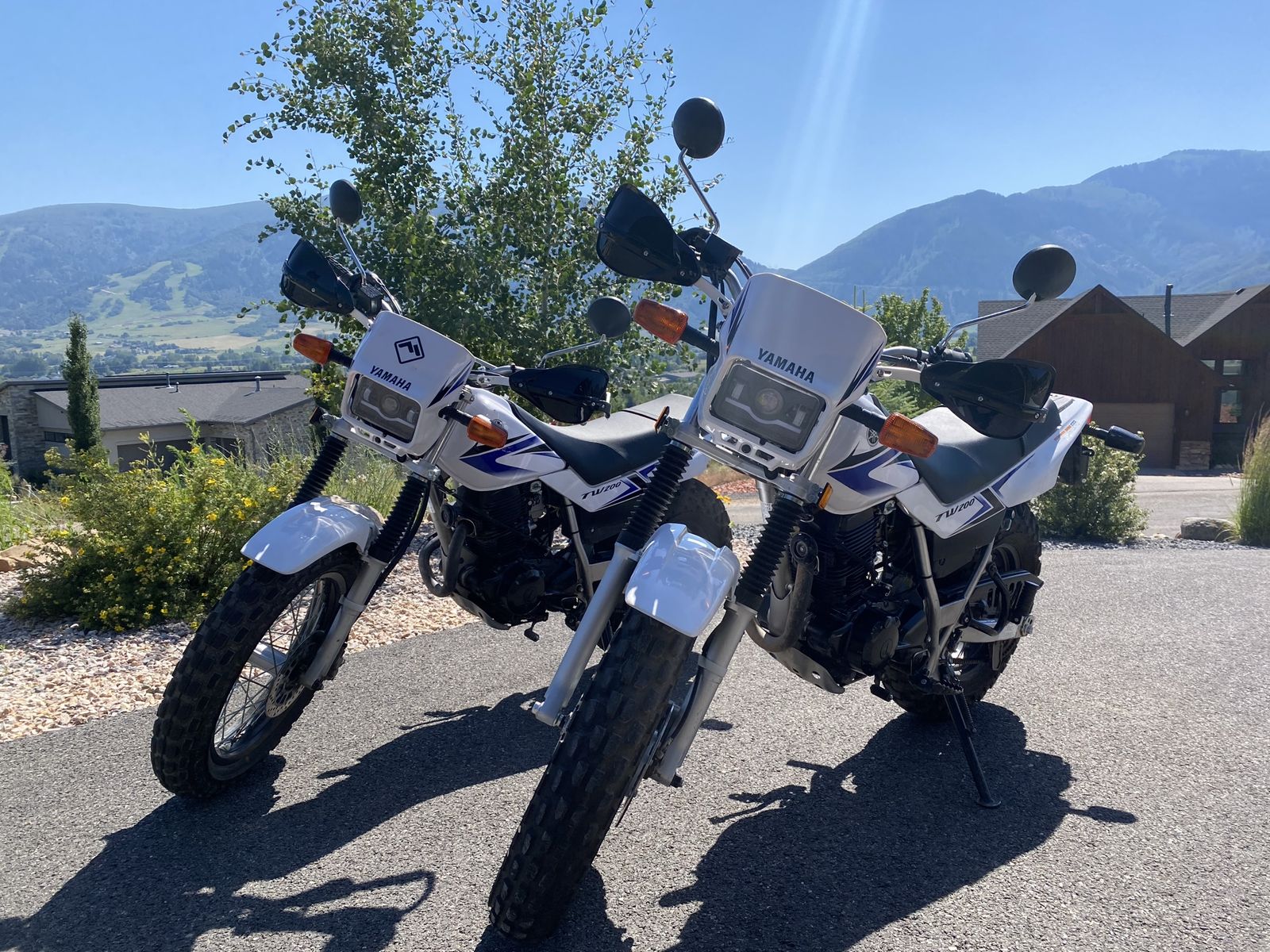 Two 2012 Yamaha TW 200s