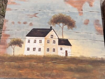 Farm House Canvas Painting
