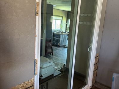 8 foot tall 6 foot wide sliding glass patio door