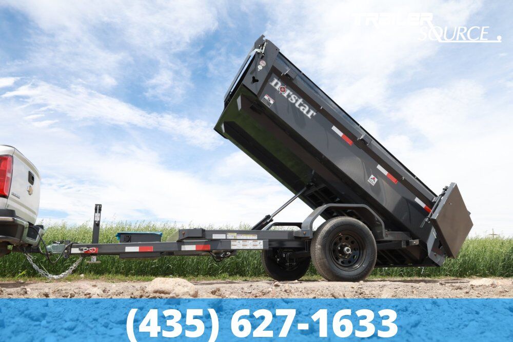 5x10 Norstar Iron Bull DCB Dump Trailer - 20" Sides - 3.5K GVWR