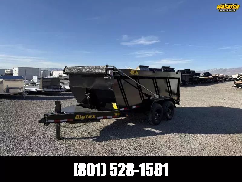 2026 Big Tex Trailers 7x14 14TD Heavy Duty Telesco
