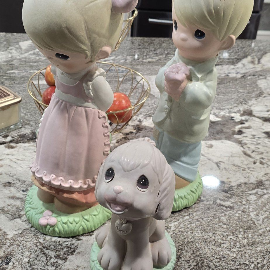 Precious moments  18"  tall figurines