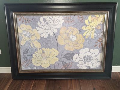 Framed Flower Decor