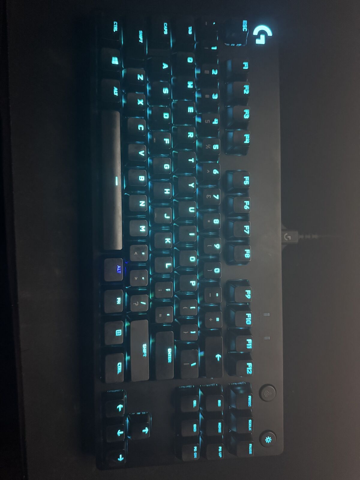 Logitech G Pro Keyboard with Red and Blues switches