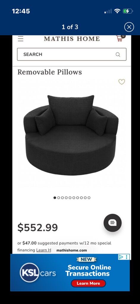 NEW Accent Barrel Chair Oversized chair sofa Seat