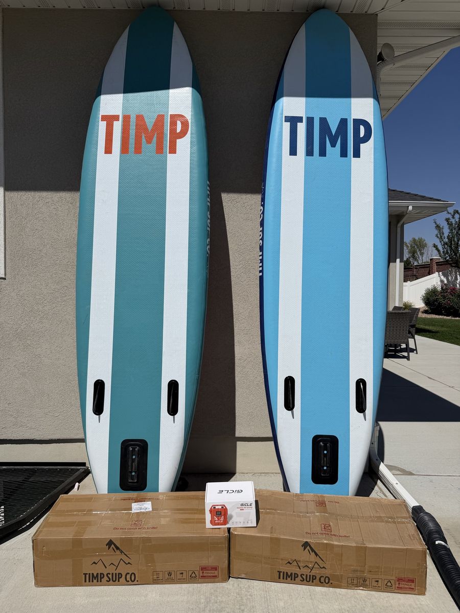4th of July Sale!  - 2 TIMP 11’ Paddleboards + Electric Pump - $400