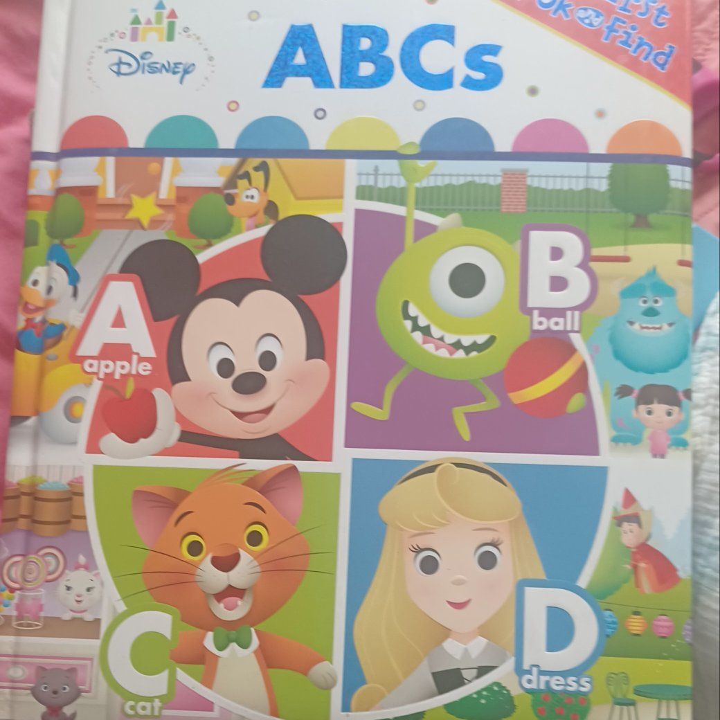 ABC'S FIRST LOOK AND FIND BOOK!