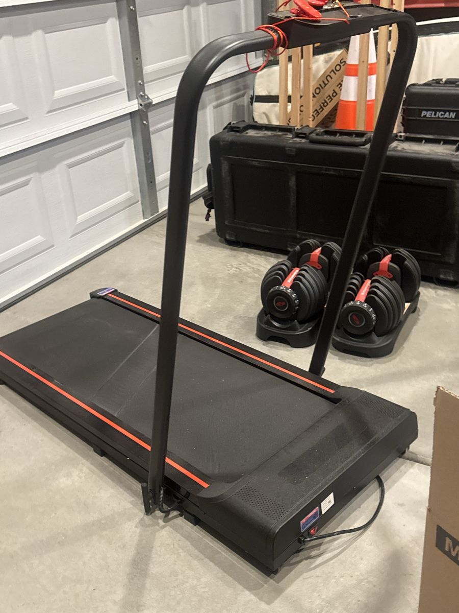 Compact Folding Electric Treadmill Walking Pad with Safety Key