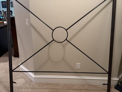 Qween Headboard Rod Iron