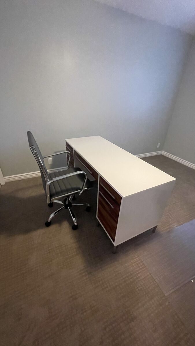 Desk and chair