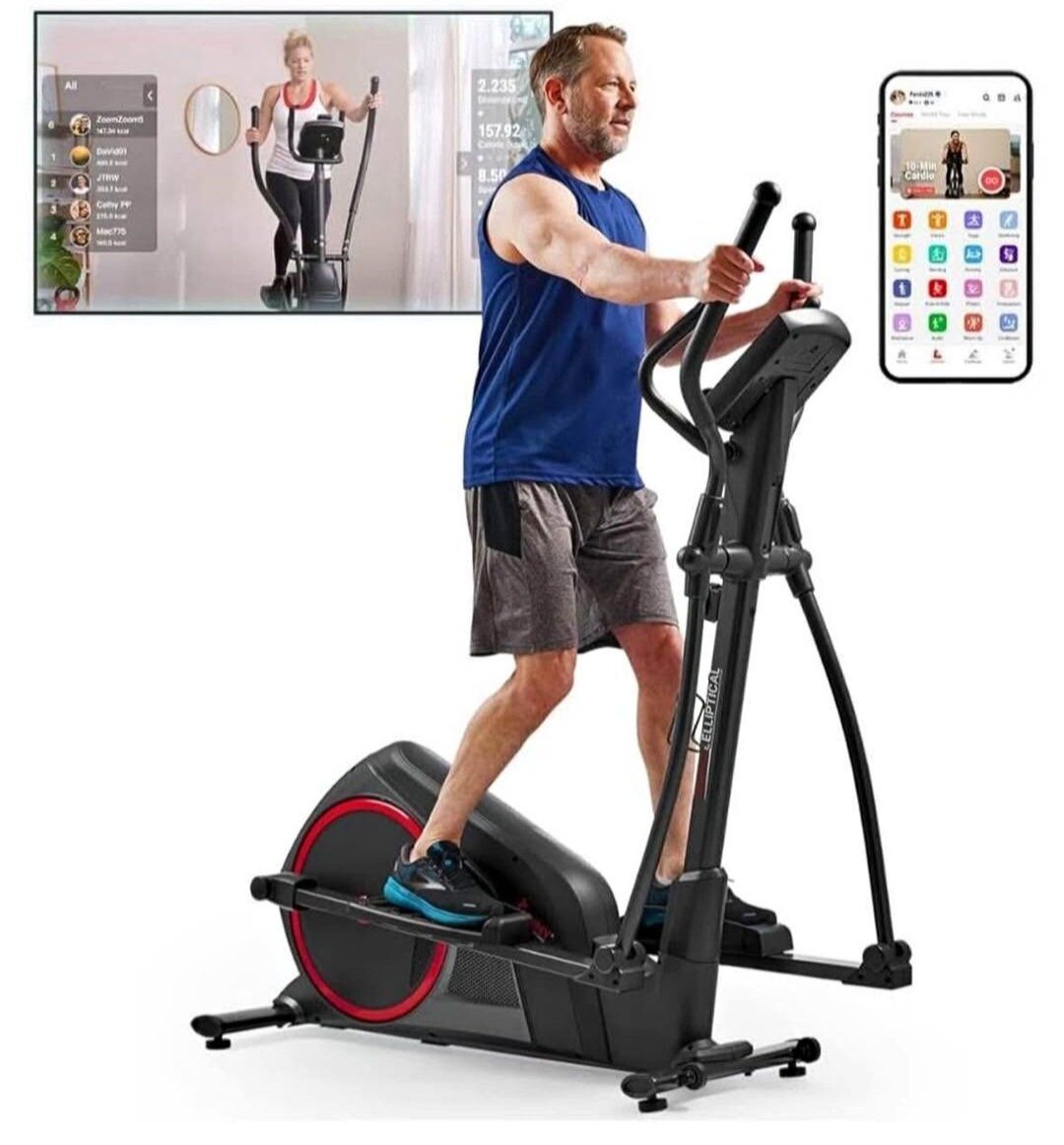 Sunny Health & Fitness Smart Elliptical Full-Body