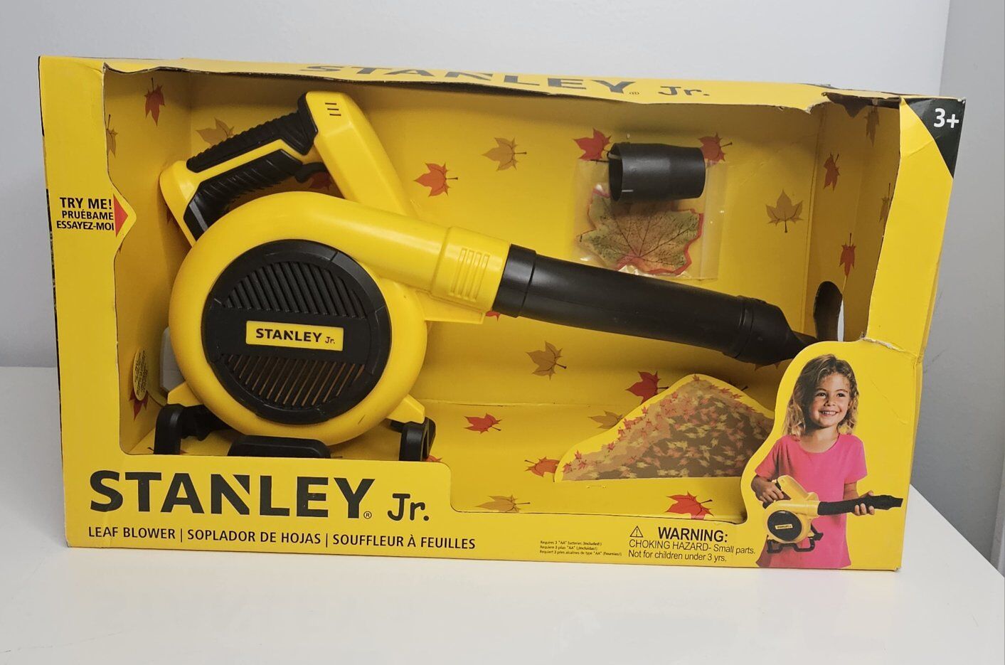 Stanley Jr. Leaf Blower Toy. NIB