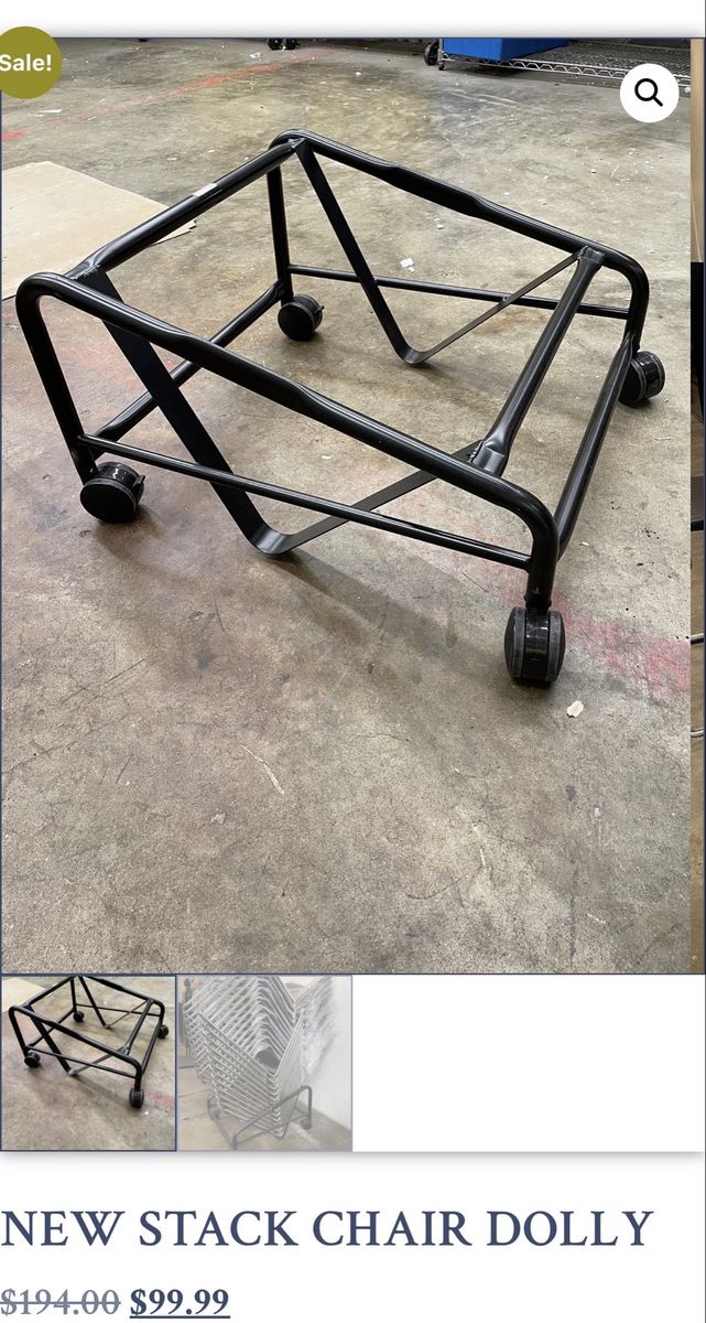 Stackable chair dolly