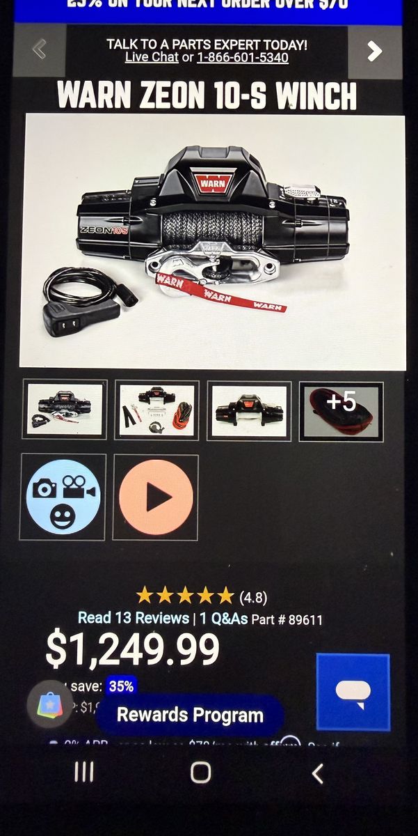 Warn winch