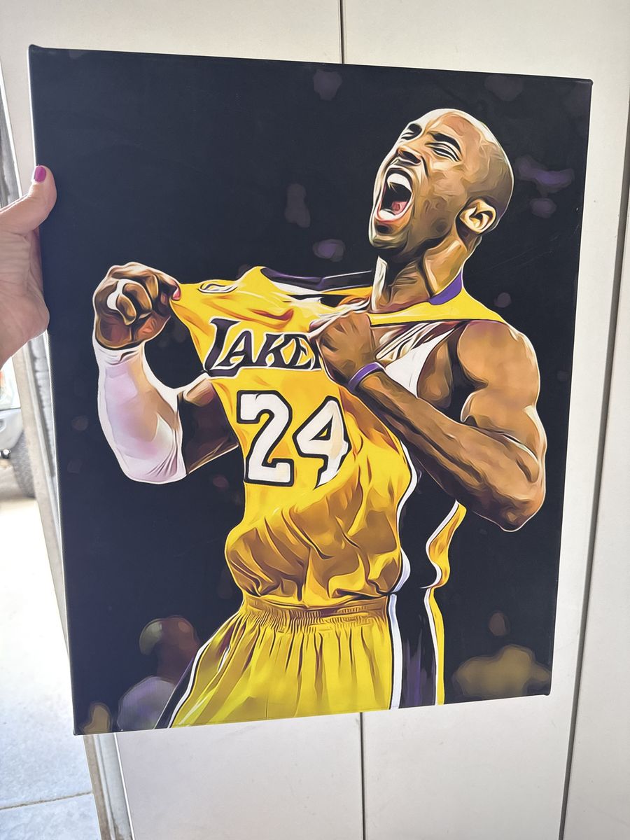 Canvas Kobe Bryant Print 