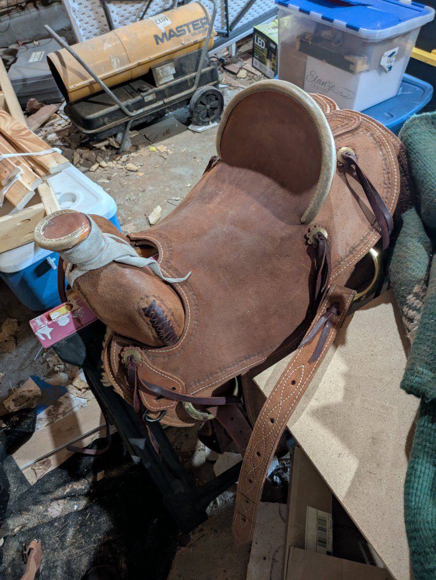 16" Mike Talebartaria ranch saddle