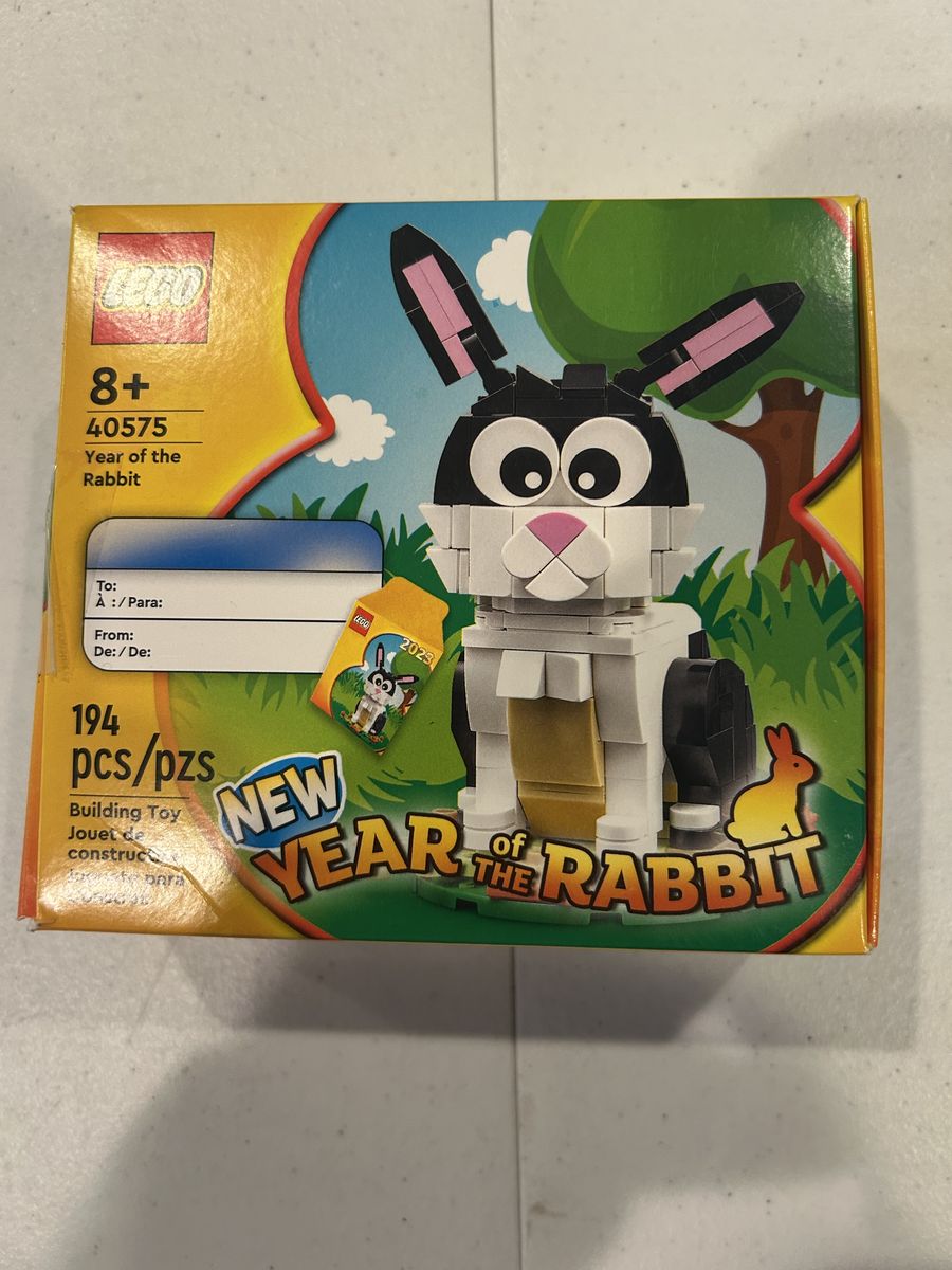 LEGO 40575 Year of the Rabbit Building Toy Set 194 Pieces New in Box