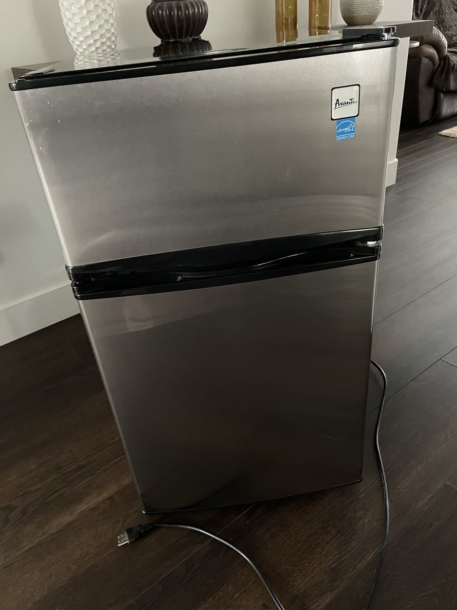 Small fridge and freezer