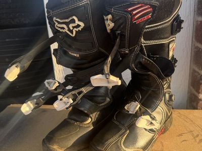 Fox Comp 5 Size 8 Youth Motocross Boots