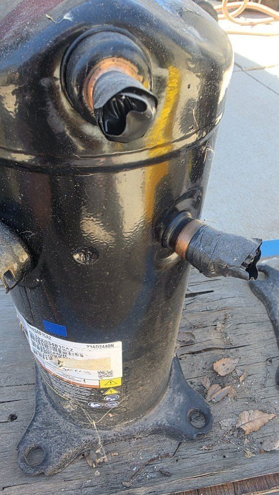 AC compressor Emerson Copeland SBA034B1CAZ Scroll Compressor, 208-230V, PH1 NEW open box. never used