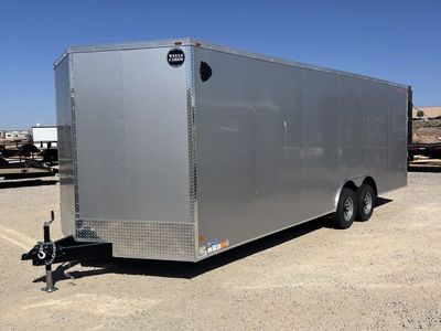 8.5x24 Wells Cargo Fast Trac Deluxe Enclosed Cargo Trailer - 7'0" Interior - 10K GVWR - .080 PolyCor, Dovetail